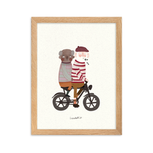 Lade das Bild in den Galerie-Viewer, Fatbike Leendert - Ingelijste poster van mat papier
